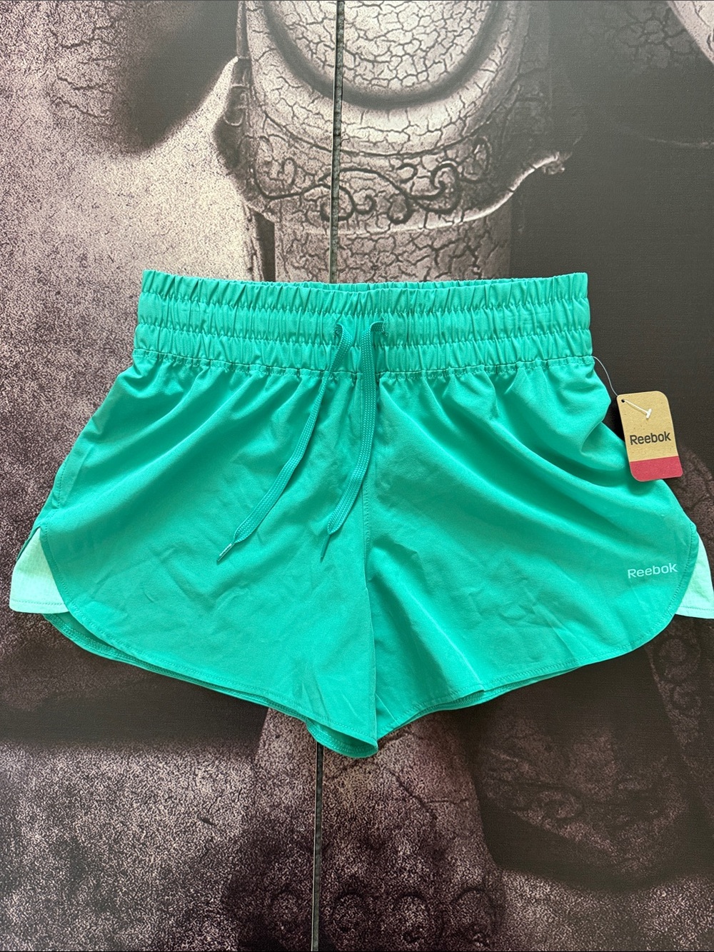 Reebok Women's Green Athletic Shorts